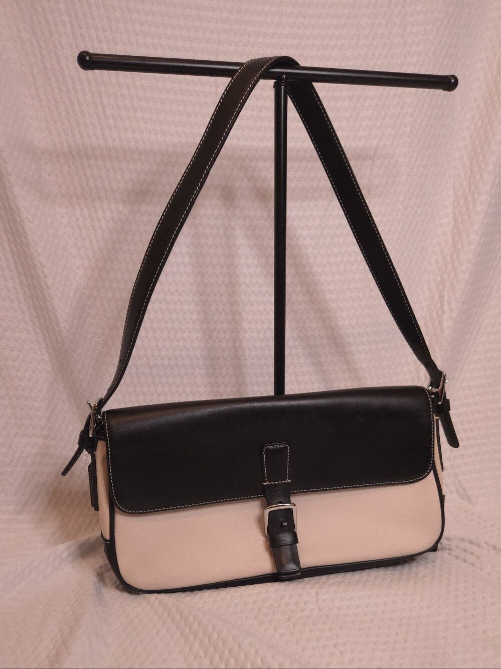 Vintage Coach Hampton Flap Shoulder Bag